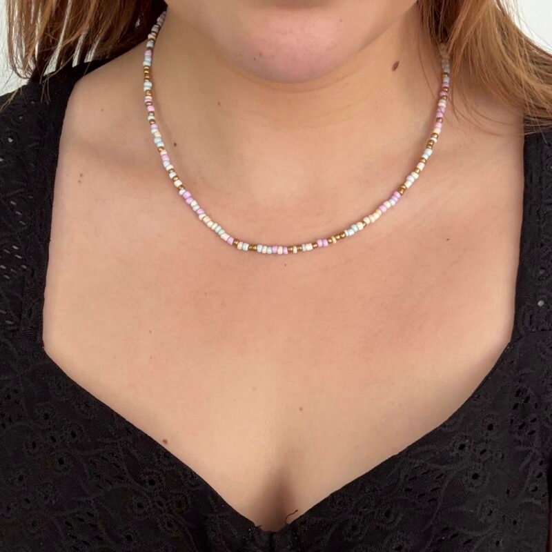 Ketting blauw paars